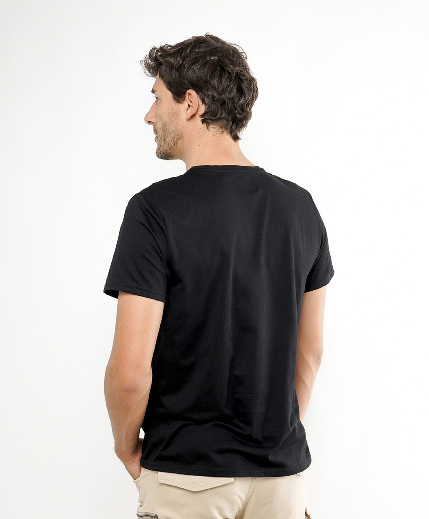Polera hombre básica colores Polera hombre básica colores