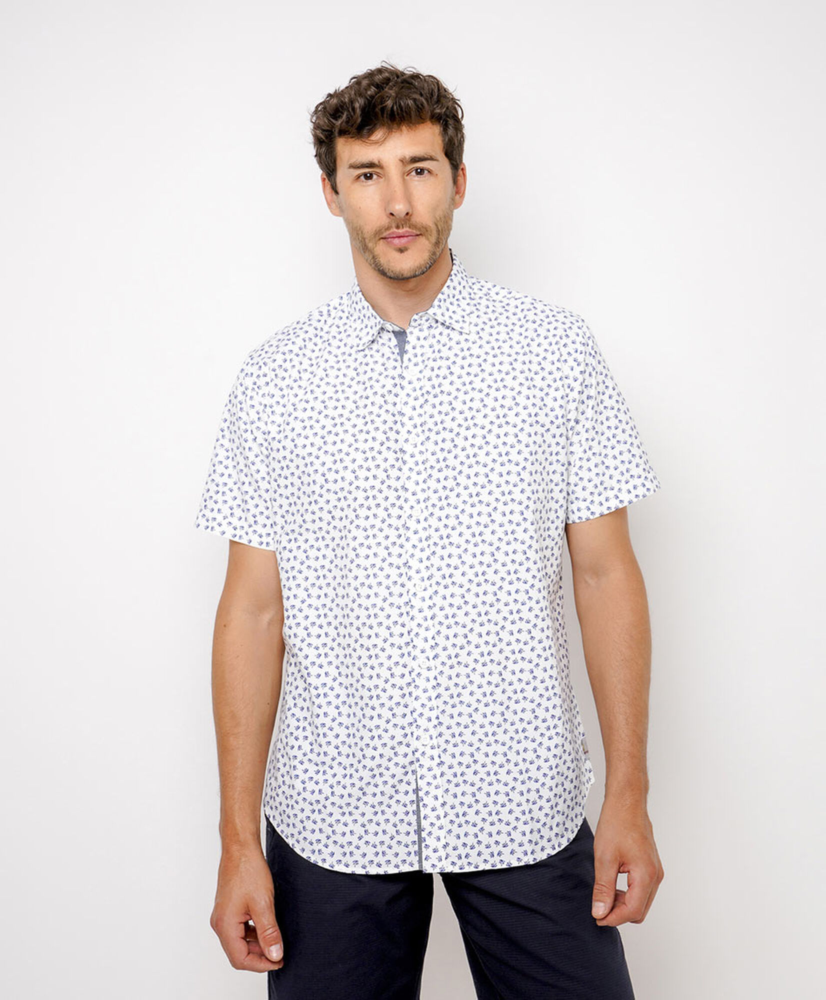 Camisa hombre estampado palmeras Camisa hombre estampado palmeras