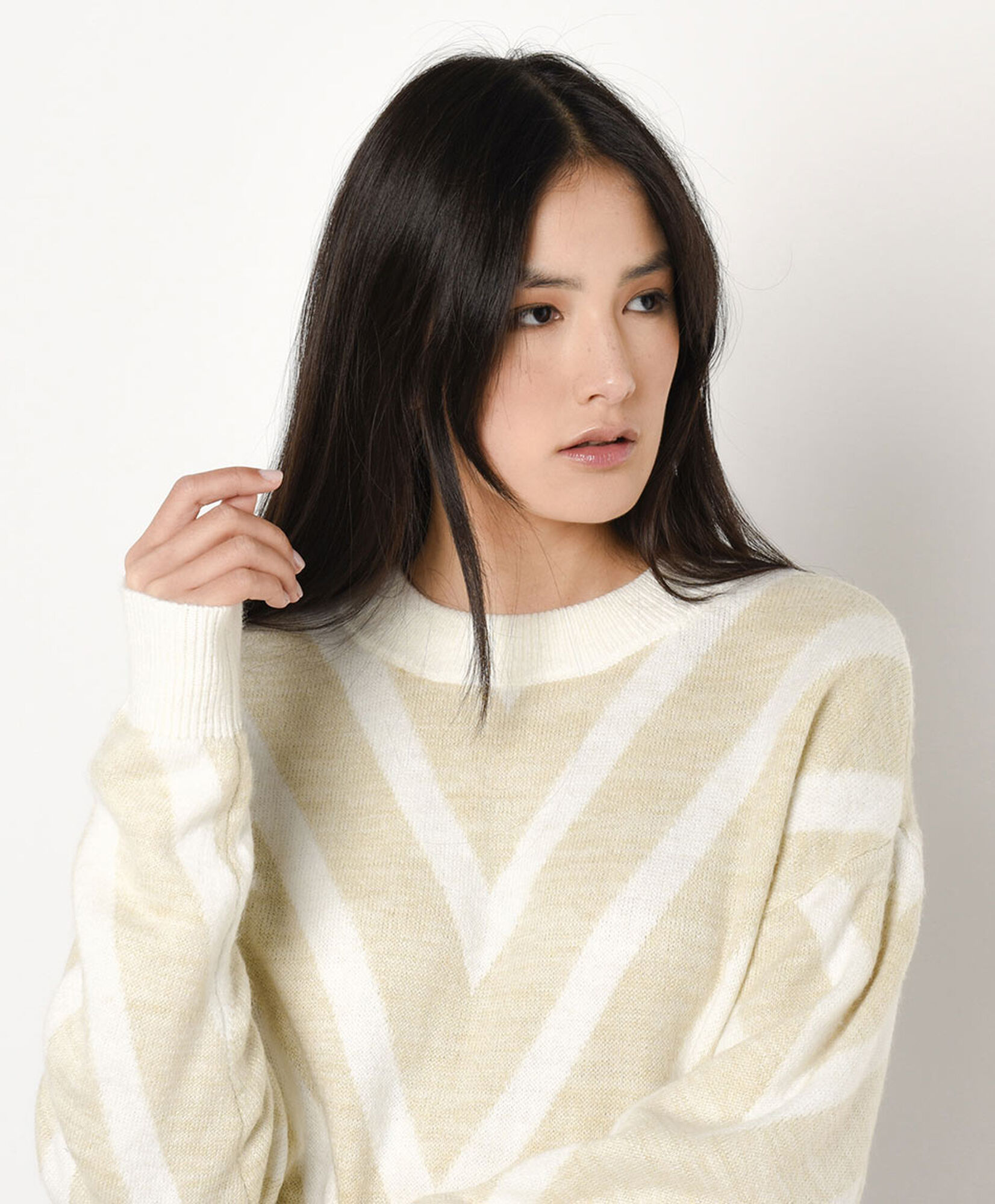 Sweater mujer triángulos brillante Sweater mujer triángulos brillante