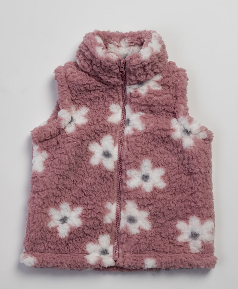 Polerón bebé floreado vest