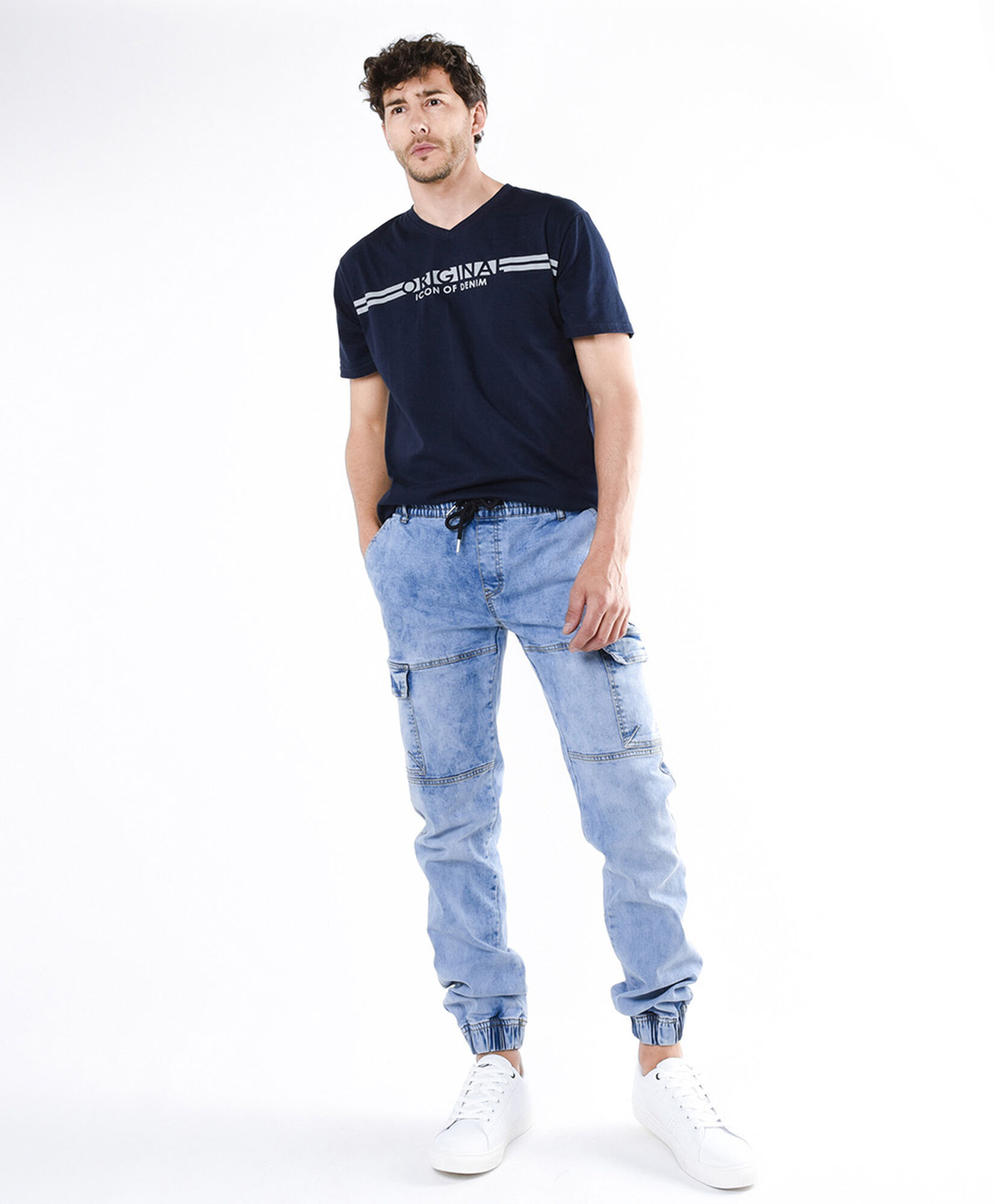 Jeans hombre jogger cargo Jeans hombre jogger cargo