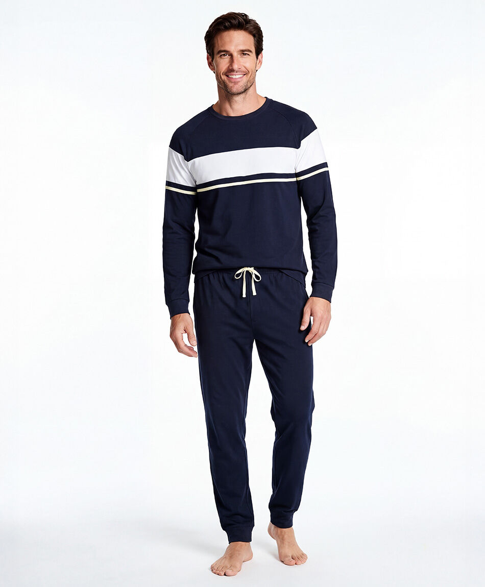 Pijama hombre lineea blanca