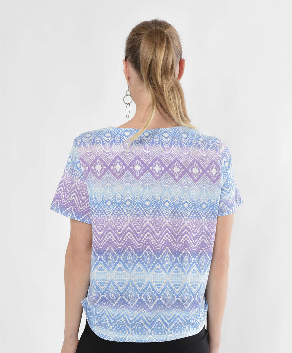 Polera mujer zigzag
