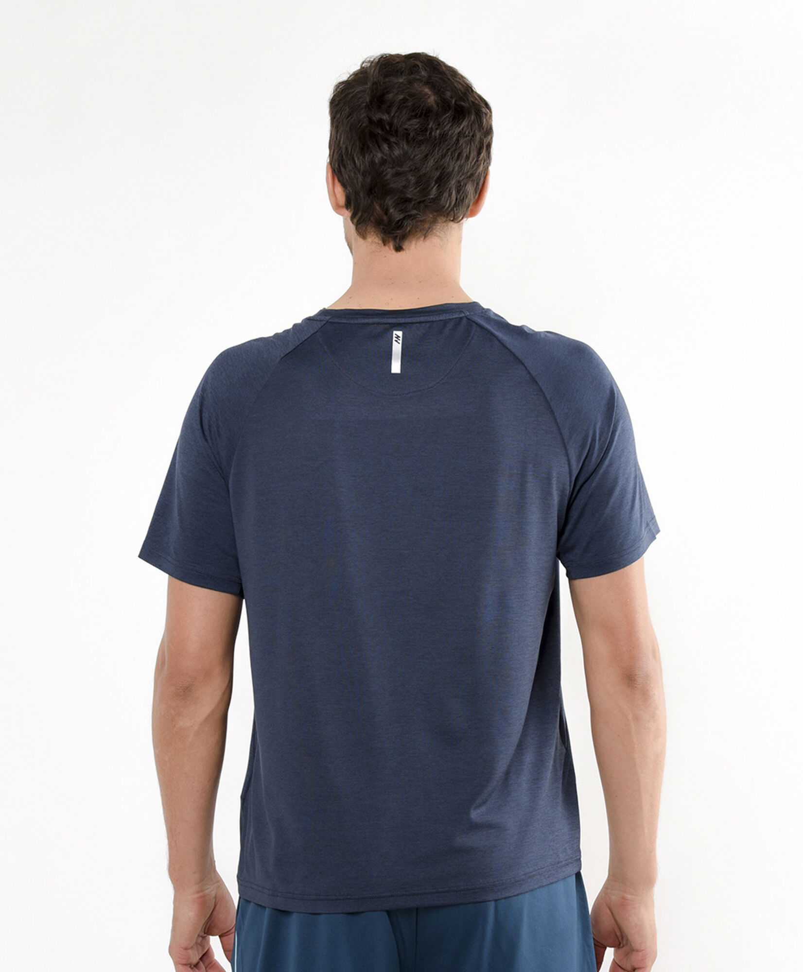 Polera deportiva hombre lisa azul Polera deportiva hombre lisa azul