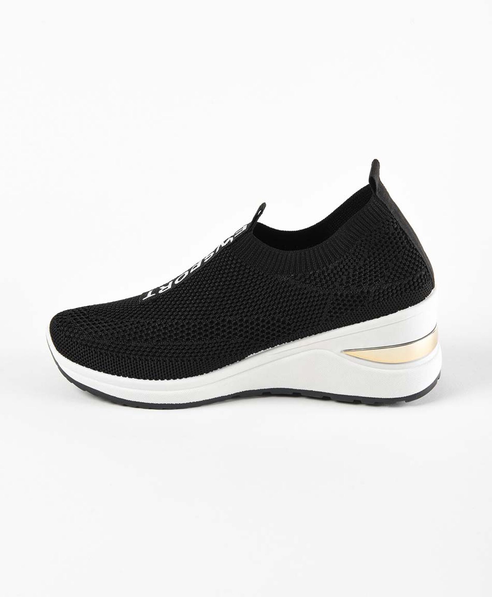 Zapatilla mujer tela elasticada plataforma Zapatilla mujer tela elasticada plataforma