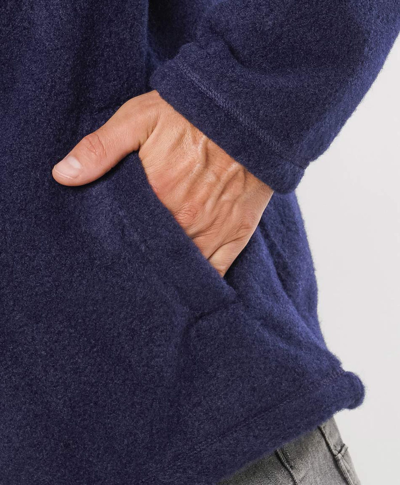 Chaqueta hombre polar doble línea Chaqueta hombre polar doble línea