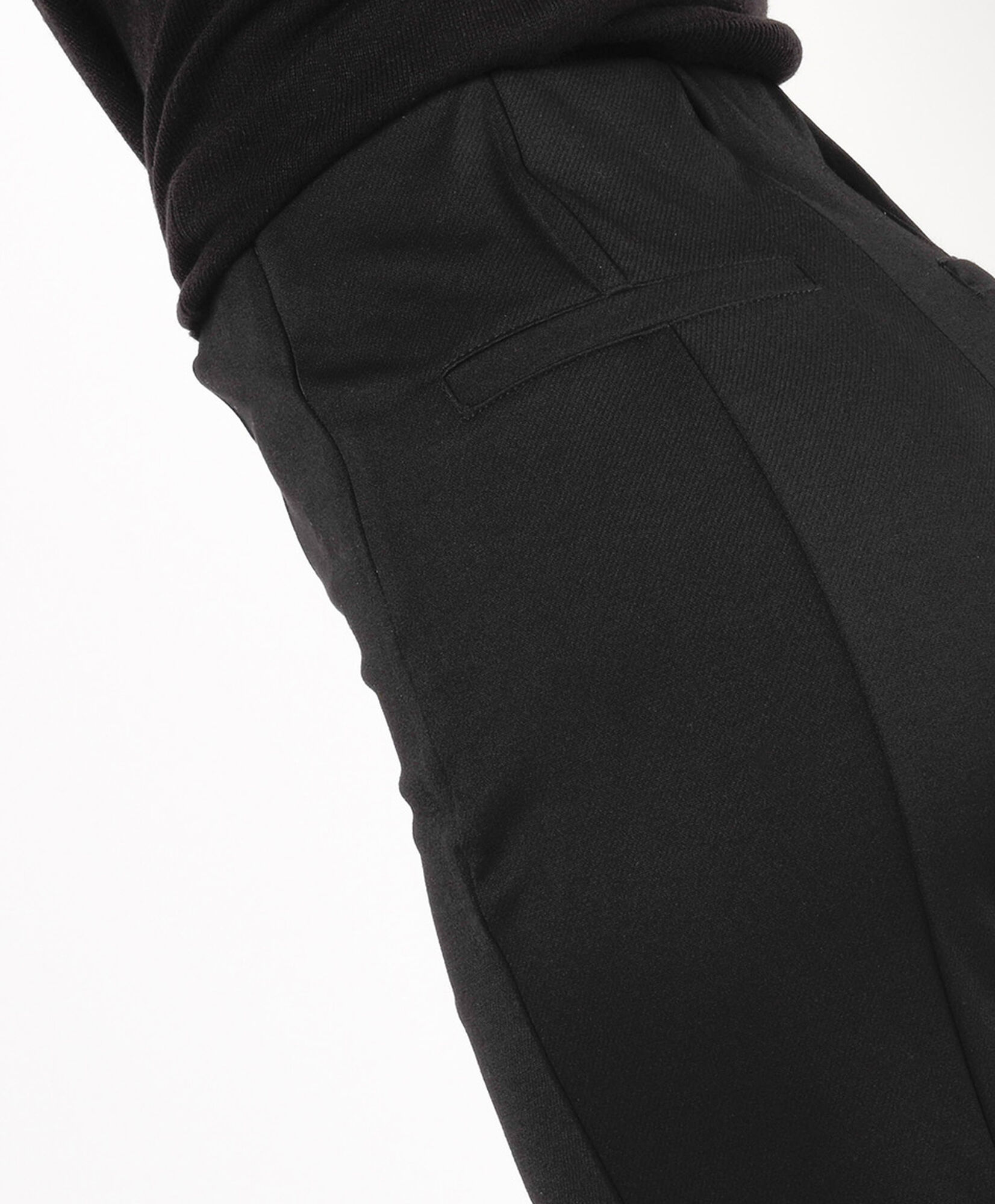 Pantalón mujer costuras frontales flare Pantalón mujer costuras frontales flare