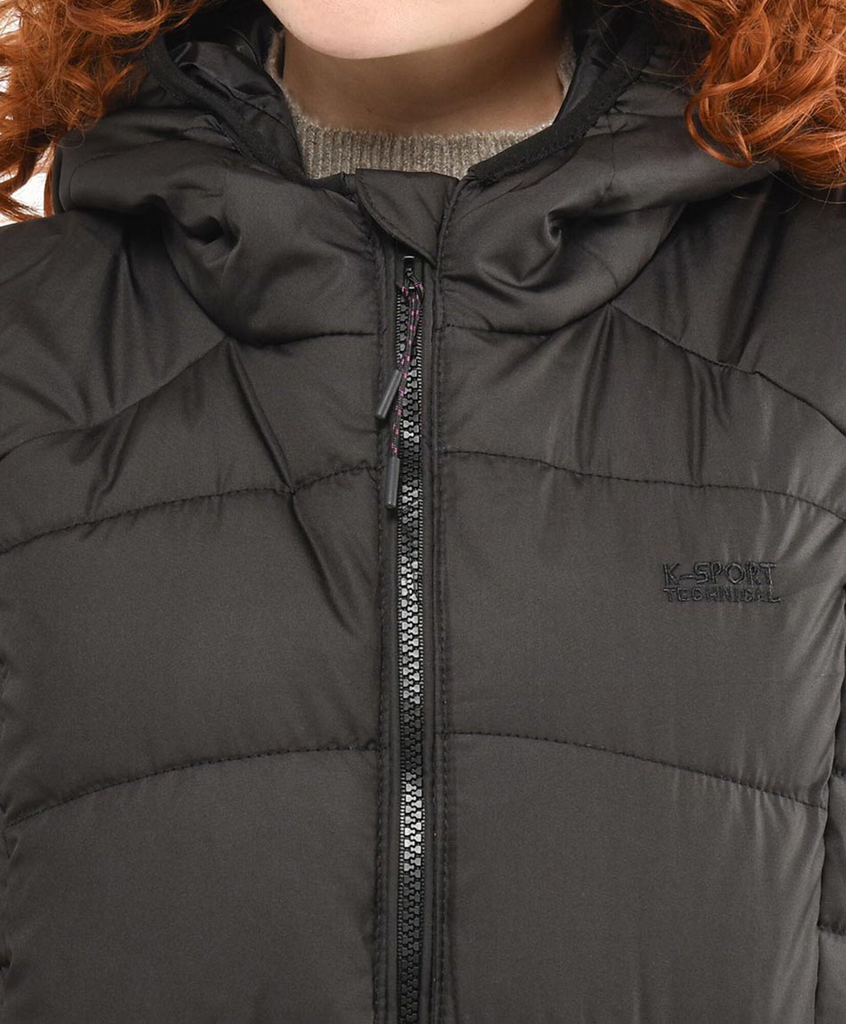 Parka deportiva mujer sin mangas gorro Parka deportiva mujer sin mangas gorro