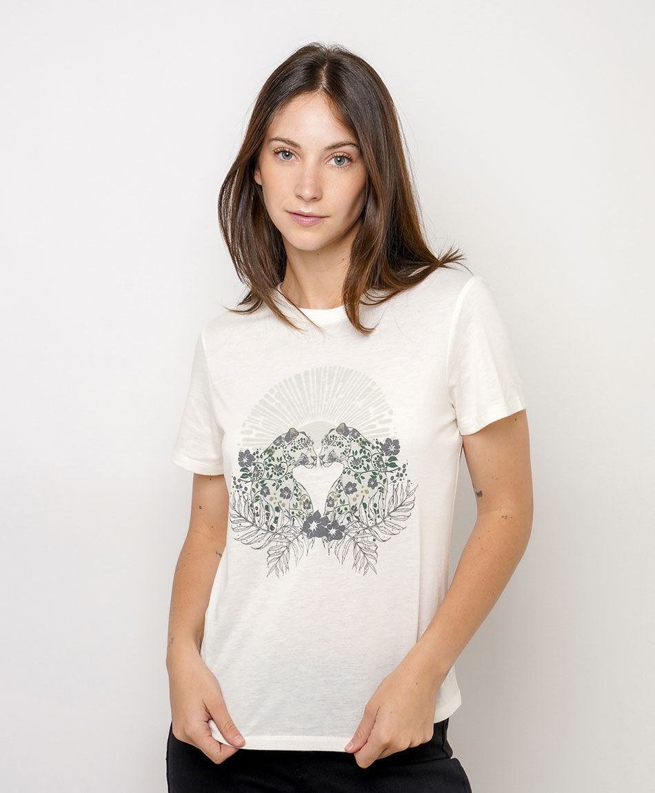 Polera mujer jaguares bot&aacute;nicos