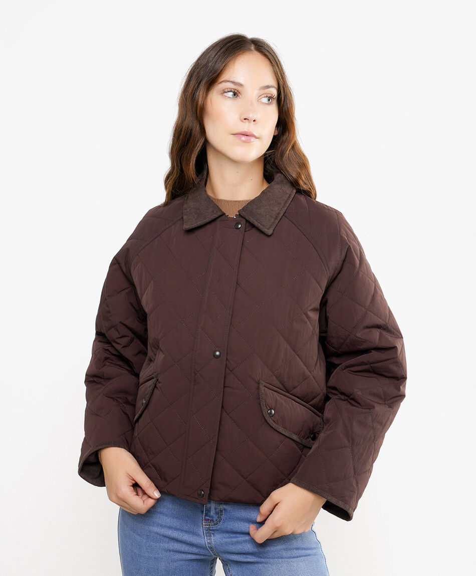 Parka mujer urban soul brown