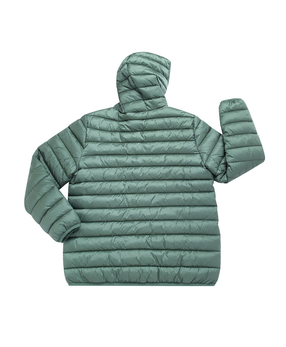 Parka ni&ntilde;o basica verde