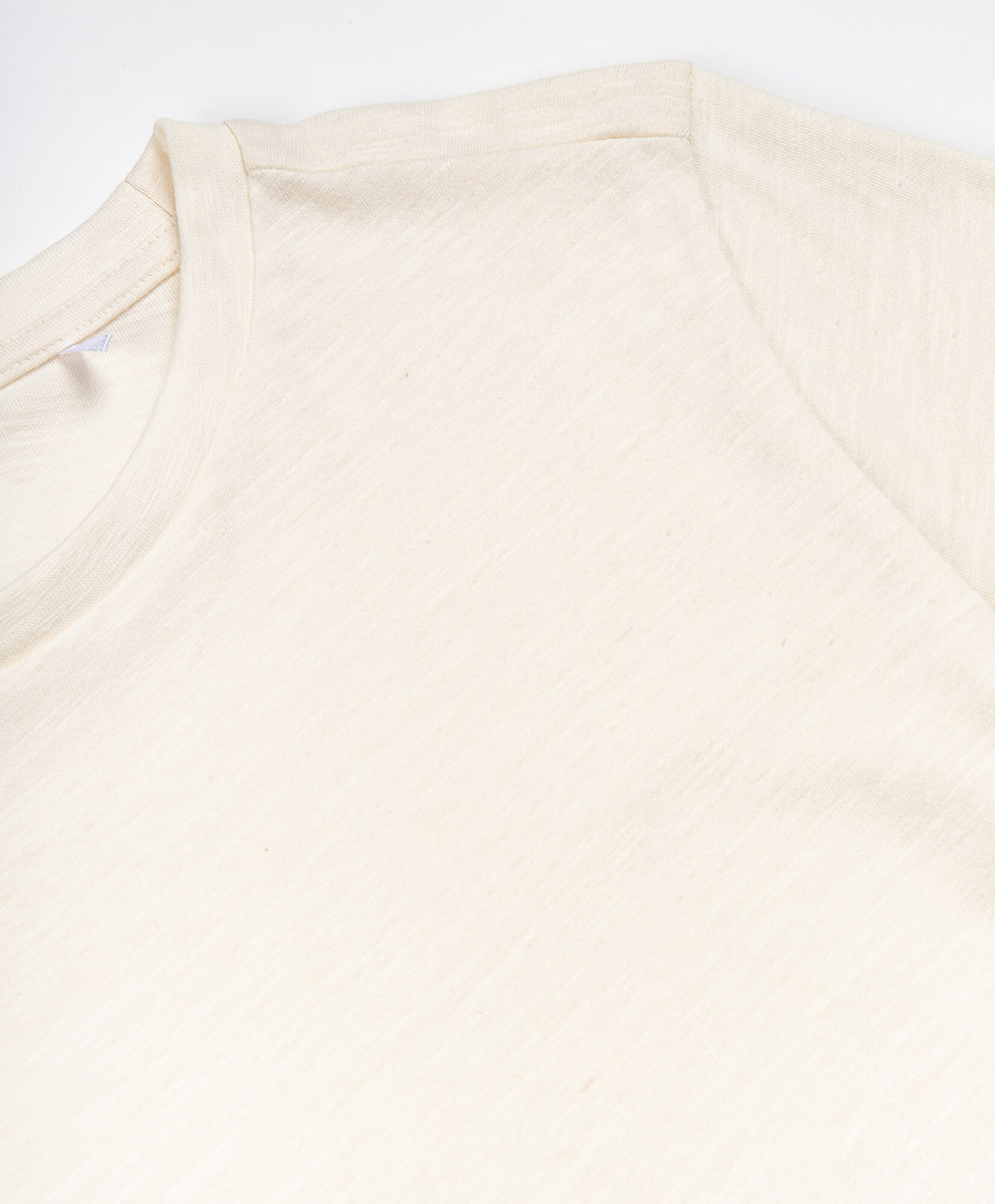 Polera niña lisa beige Polera niña lisa beige