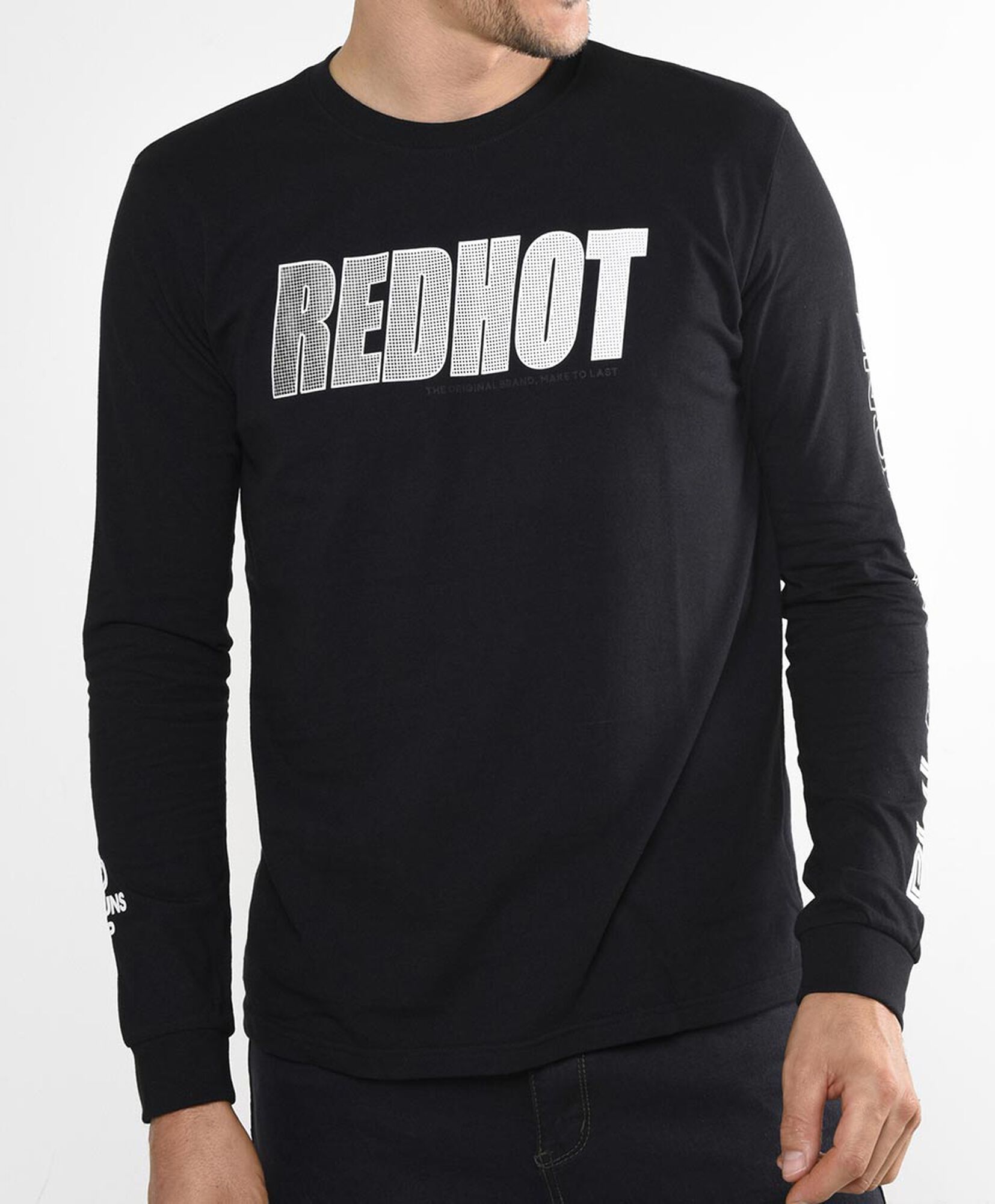 Polera manga larga cuello redondo Polera manga larga cuello redondo