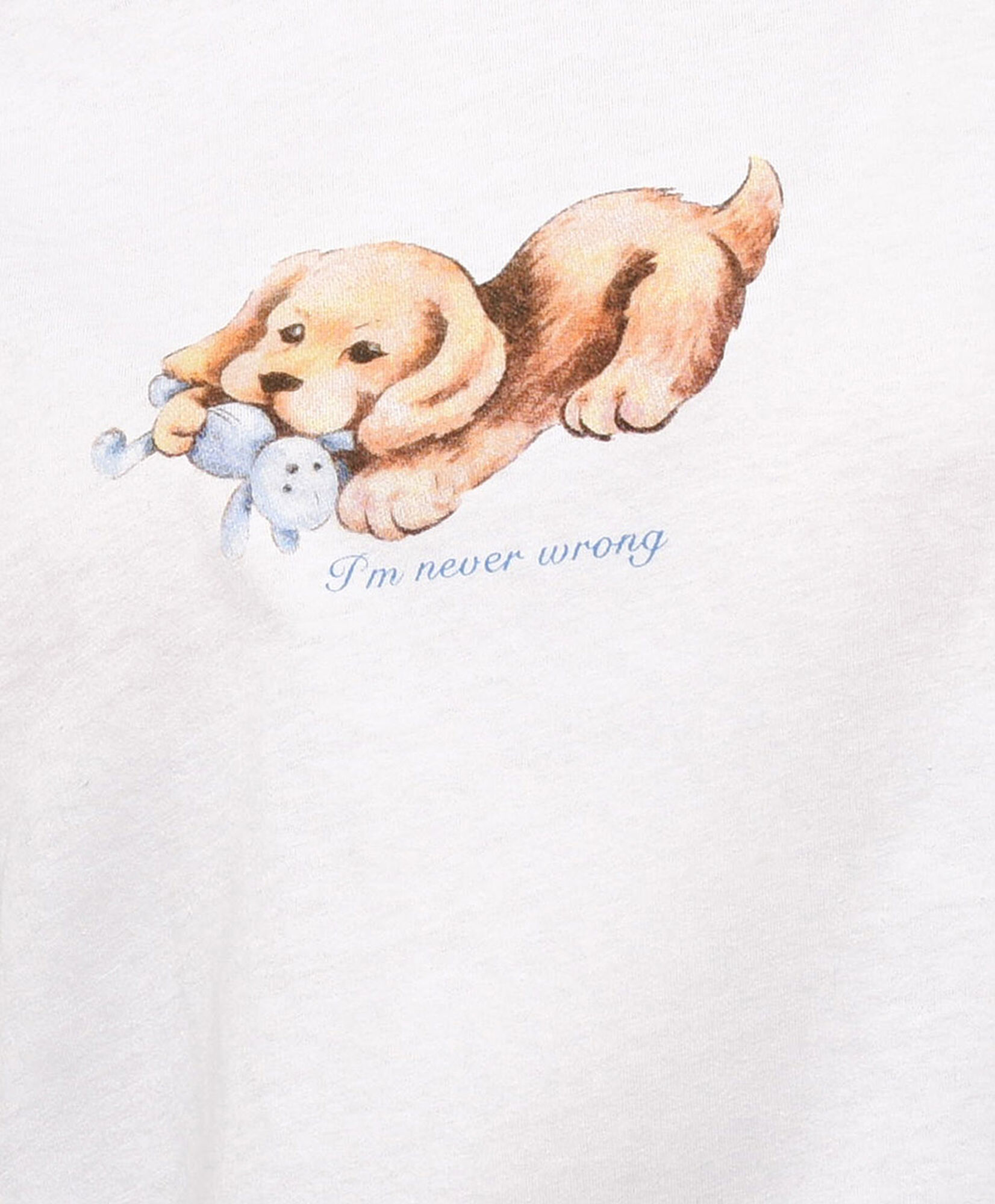 Polera mujer estampado perrito Polera mujer estampado perrito