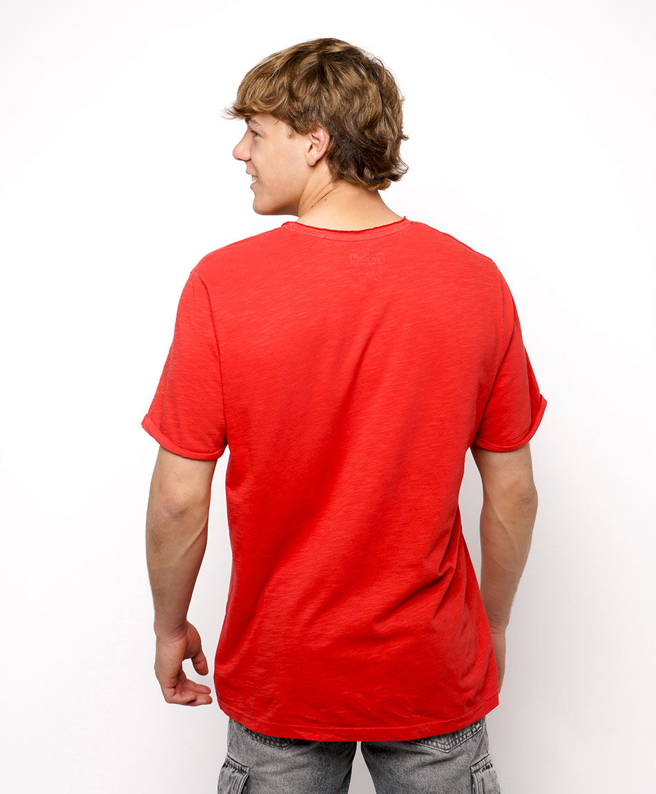 Polera hombre b&aacute;sica frase