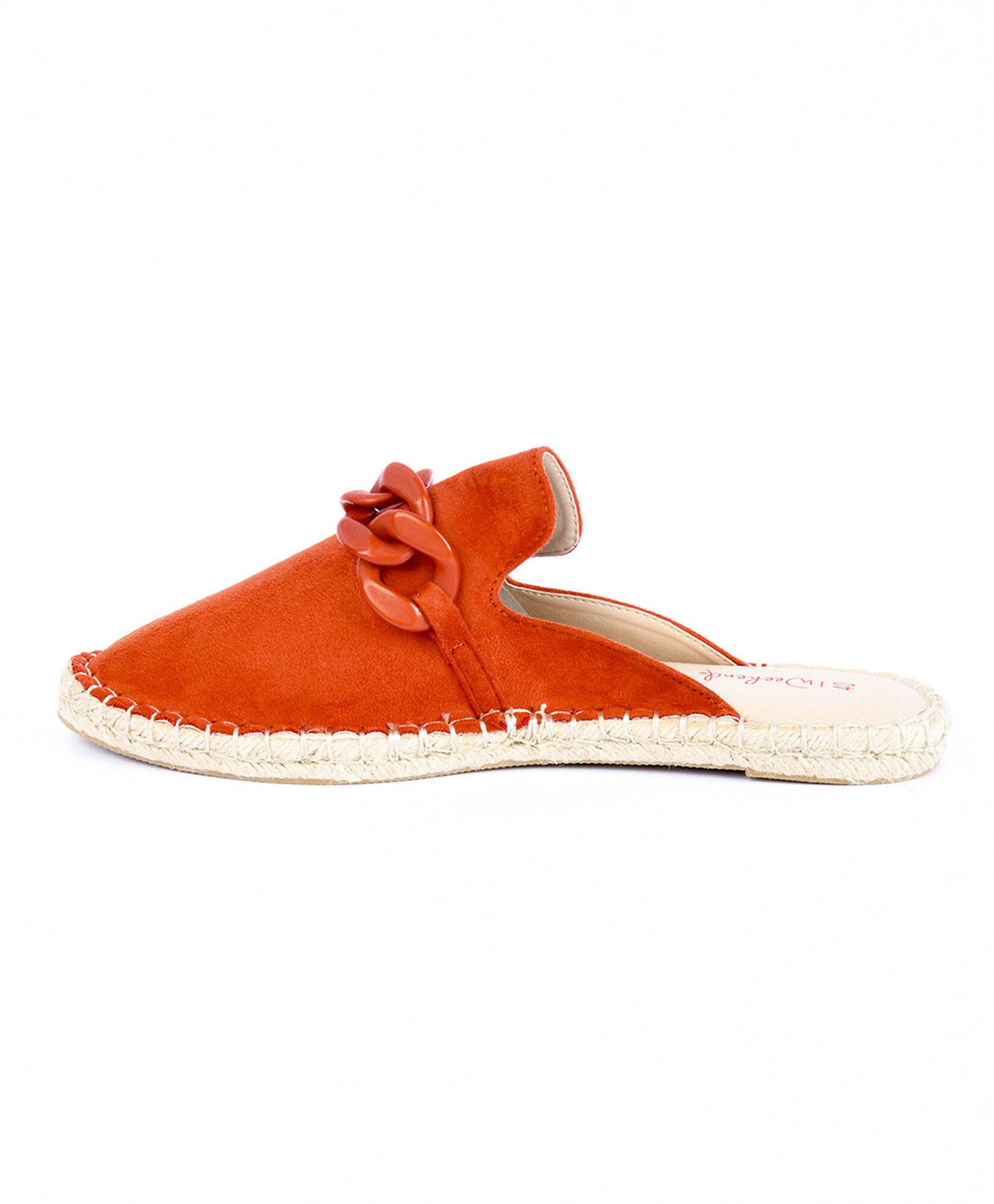 Zapato mujer cadena naranjo Zapato mujer cadena naranjo