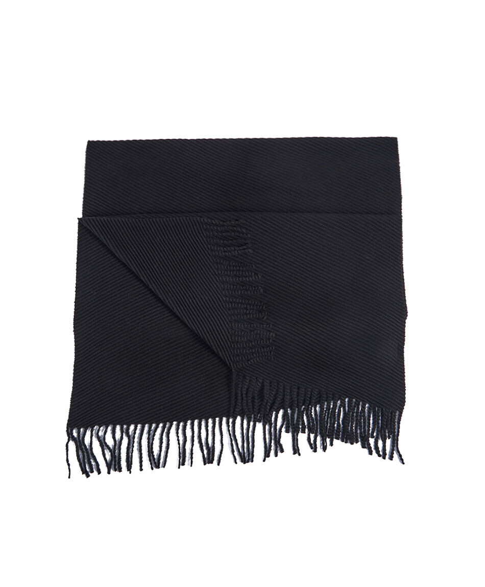 Ruana mujer negro azabache