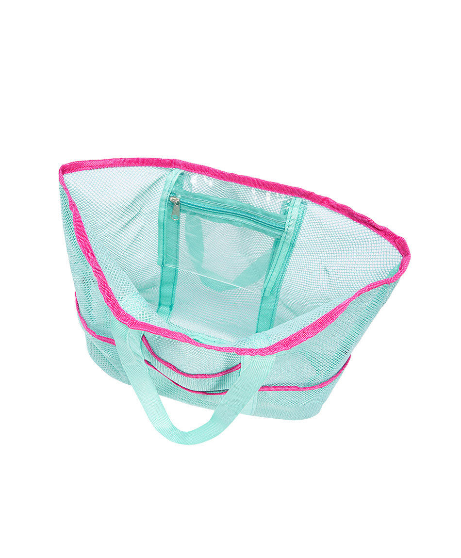 Set playa mujer celeste