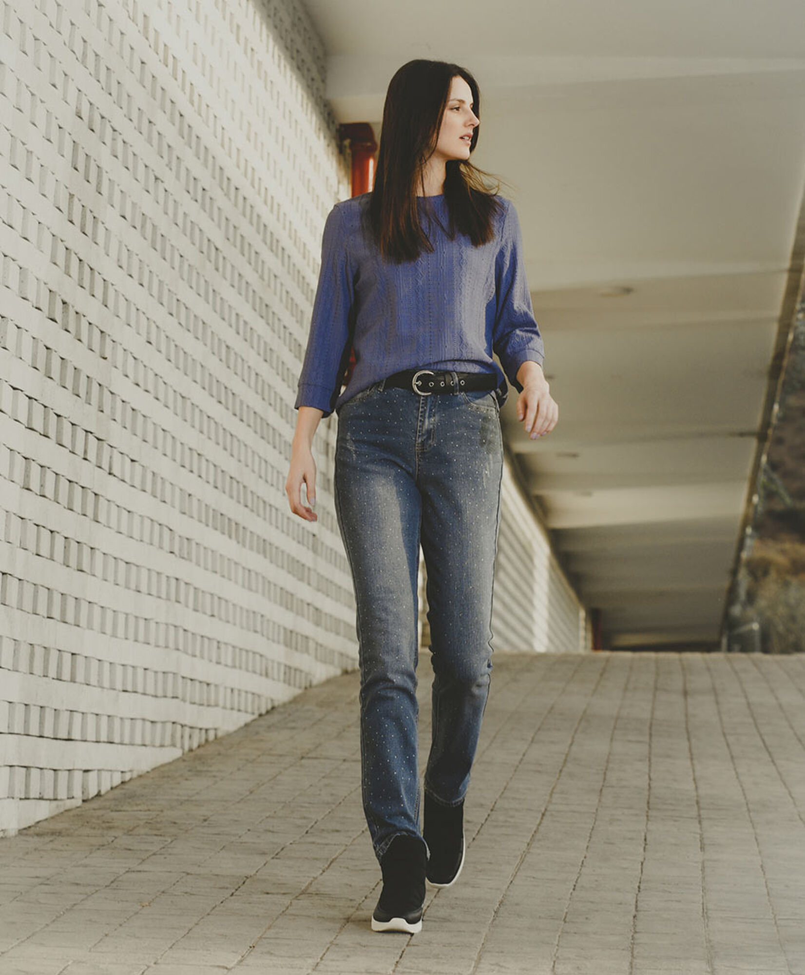Jeans mujer brillos slim fit Jeans mujer brillos slim fit