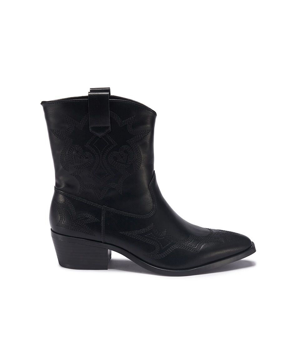 Bota mujer vaquera negra