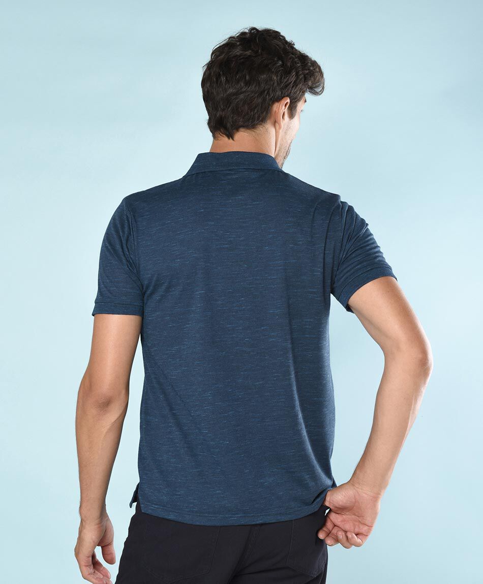 Polera hombre piqu&eacute; lisa