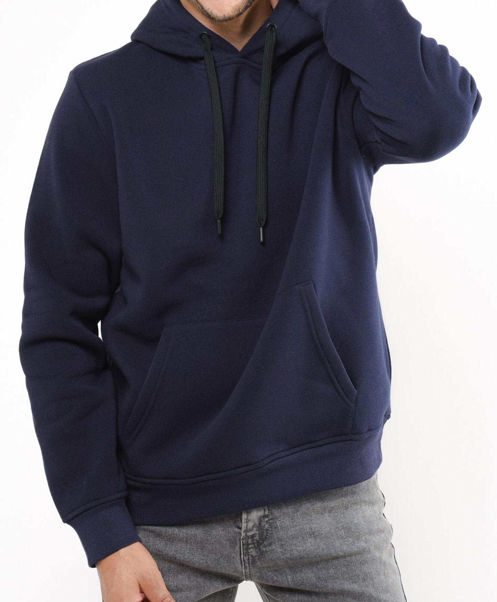 Polerón hombre liso capucha Polerón hombre liso capucha