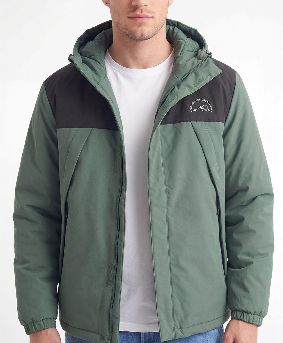Chaqueta hombre outdoor pliegues