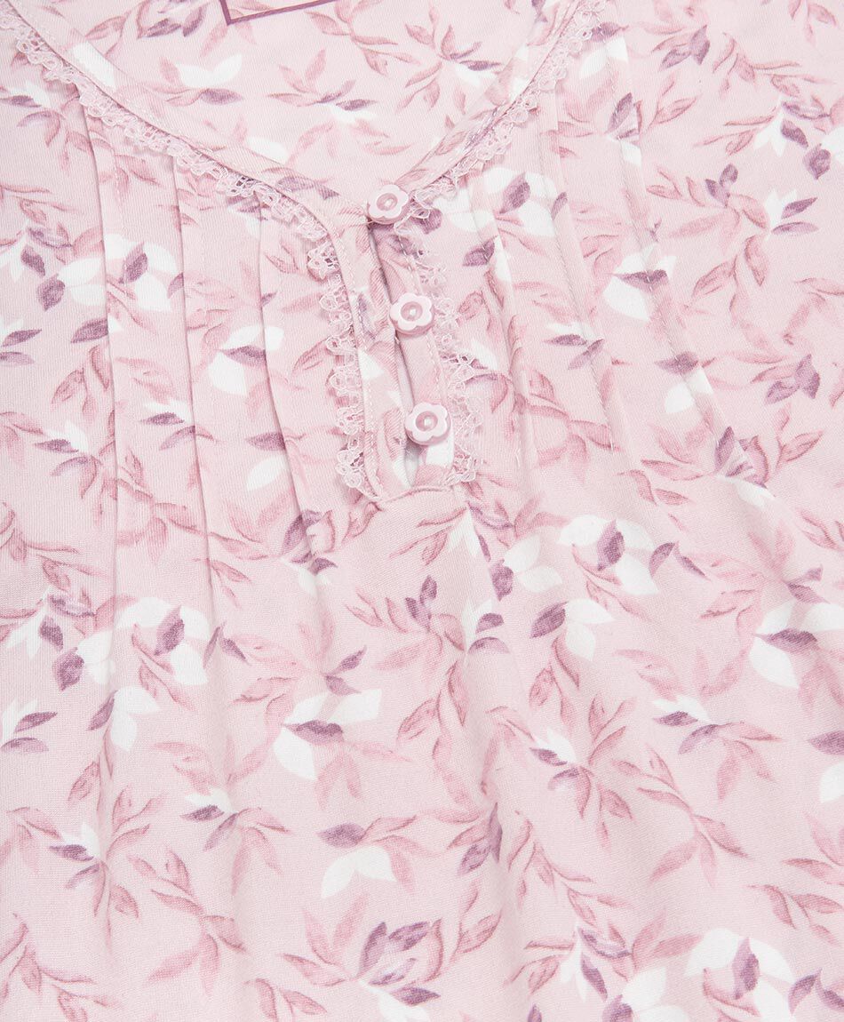 Camisa de dormir mujer floreada pink