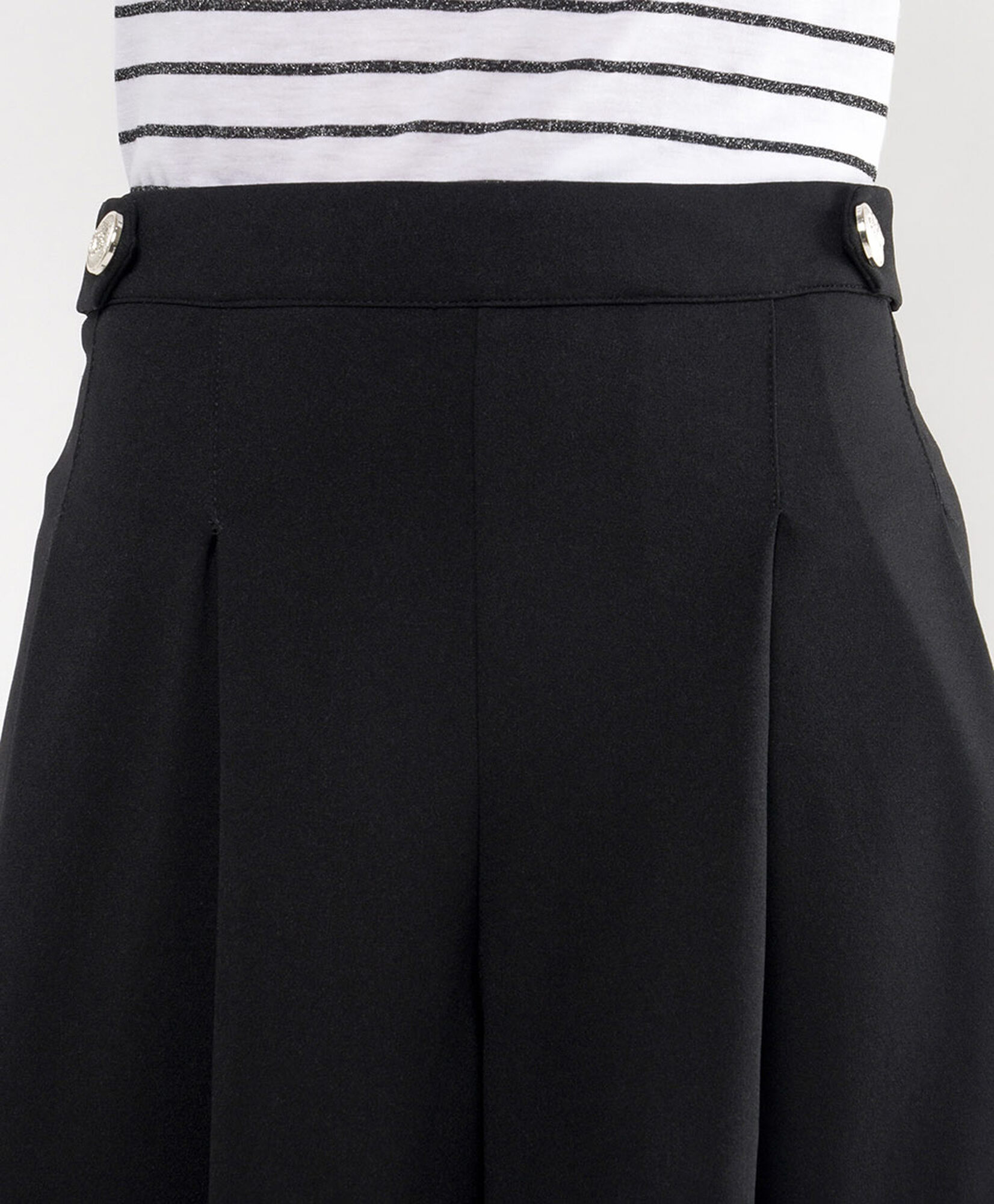 Falda pantalón mujer botones Falda pantalón mujer botones