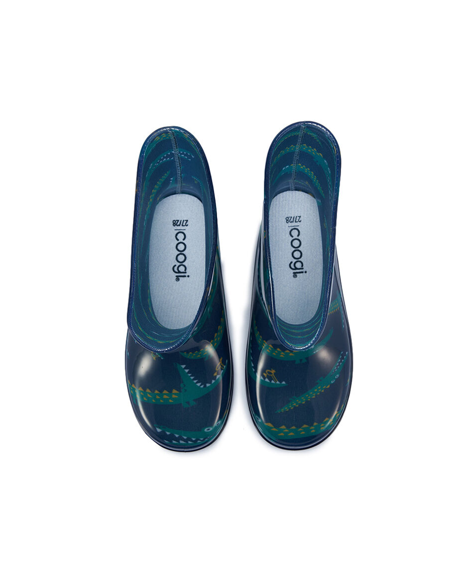 Bota infantil (25 a 36) agua dinosaurio