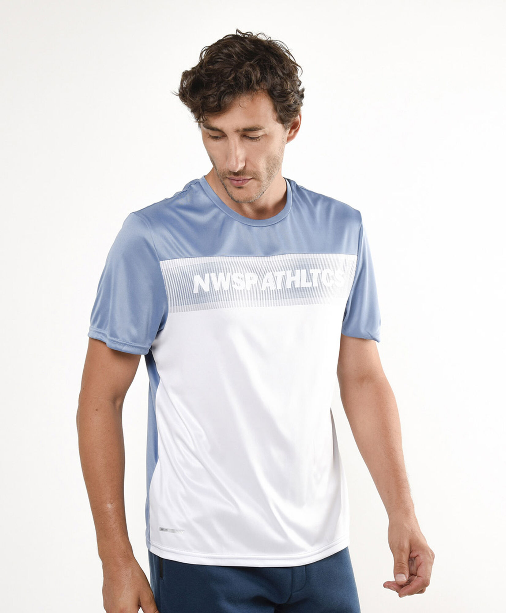 Polera deportiva hombre bicolor Polera deportiva hombre bicolor