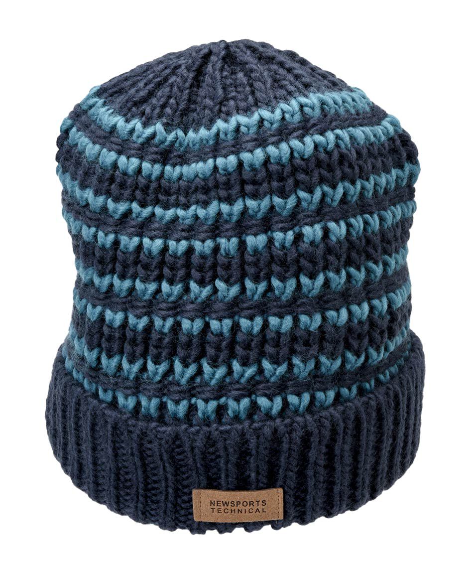Gorro hombre tejido l&iacute;neas
