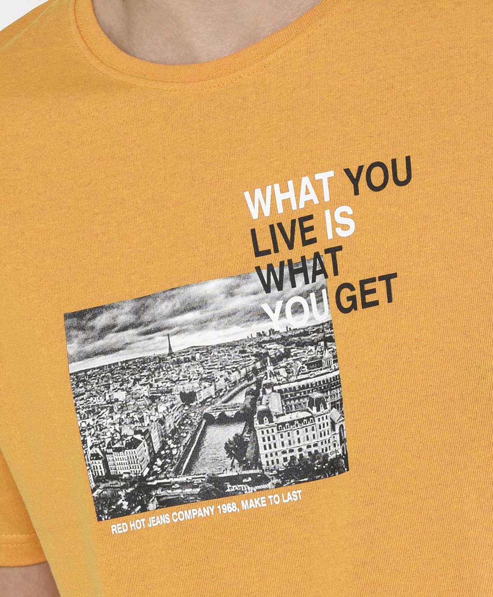 Polera hombre estampada paris Polera hombre estampada paris