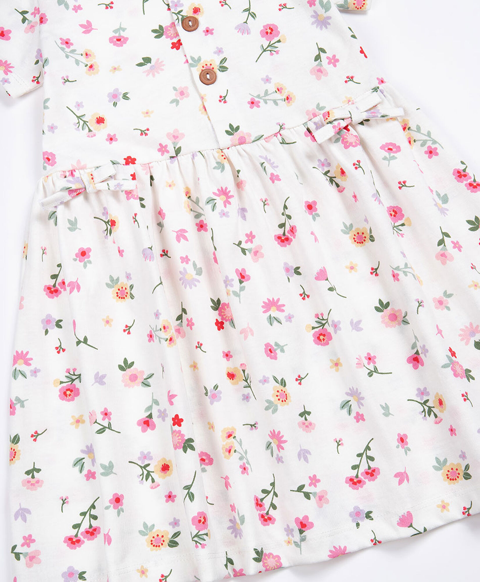 Vestido bebé florcitas botones Vestido bebé florcitas botones