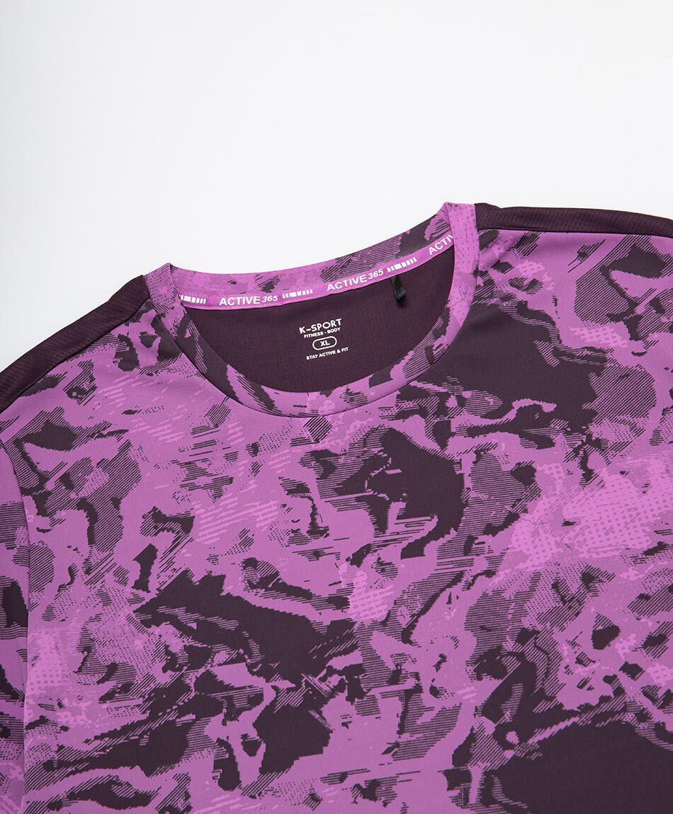 Polera deportiva mujer tie dye