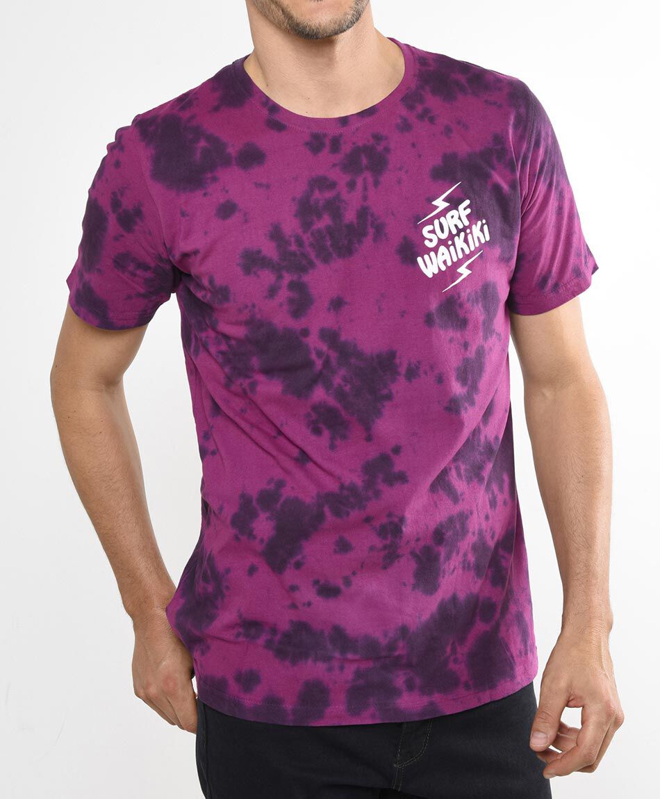 Polera manga corta cuello redondo