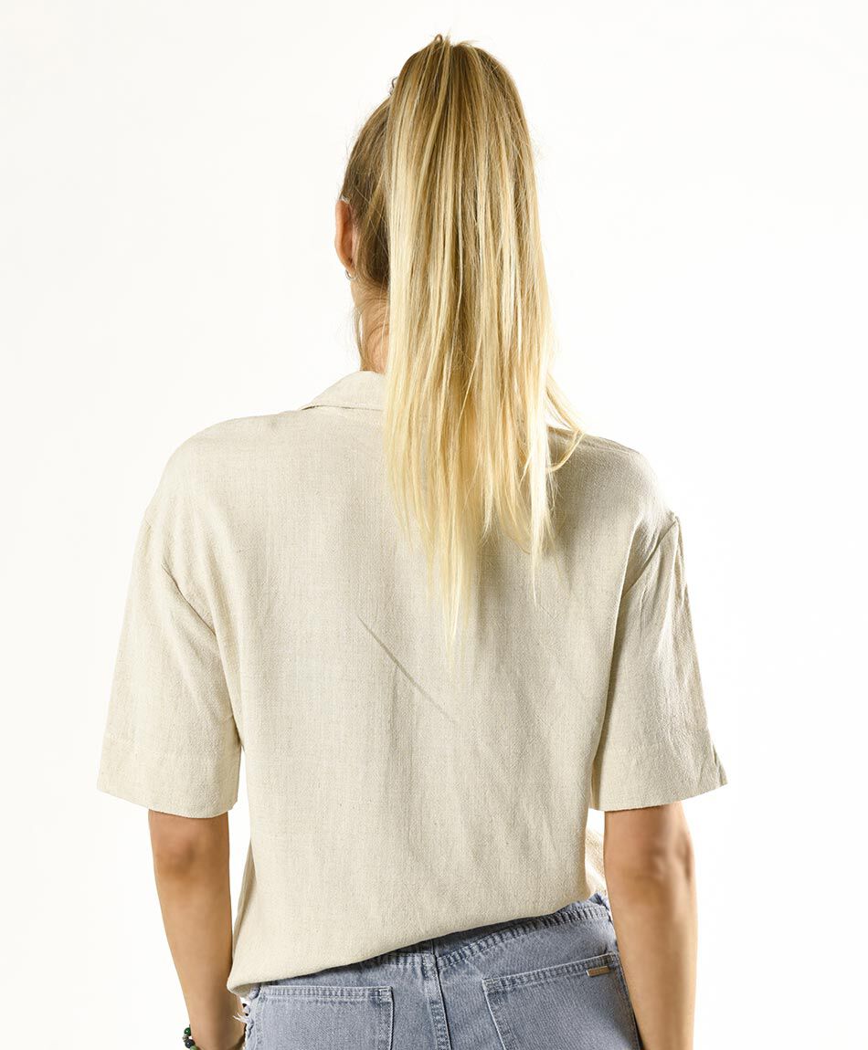 Blusa oversize manga corta