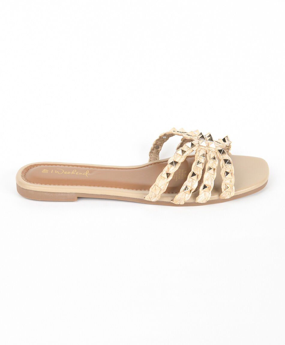 Sandalia mujer tachas