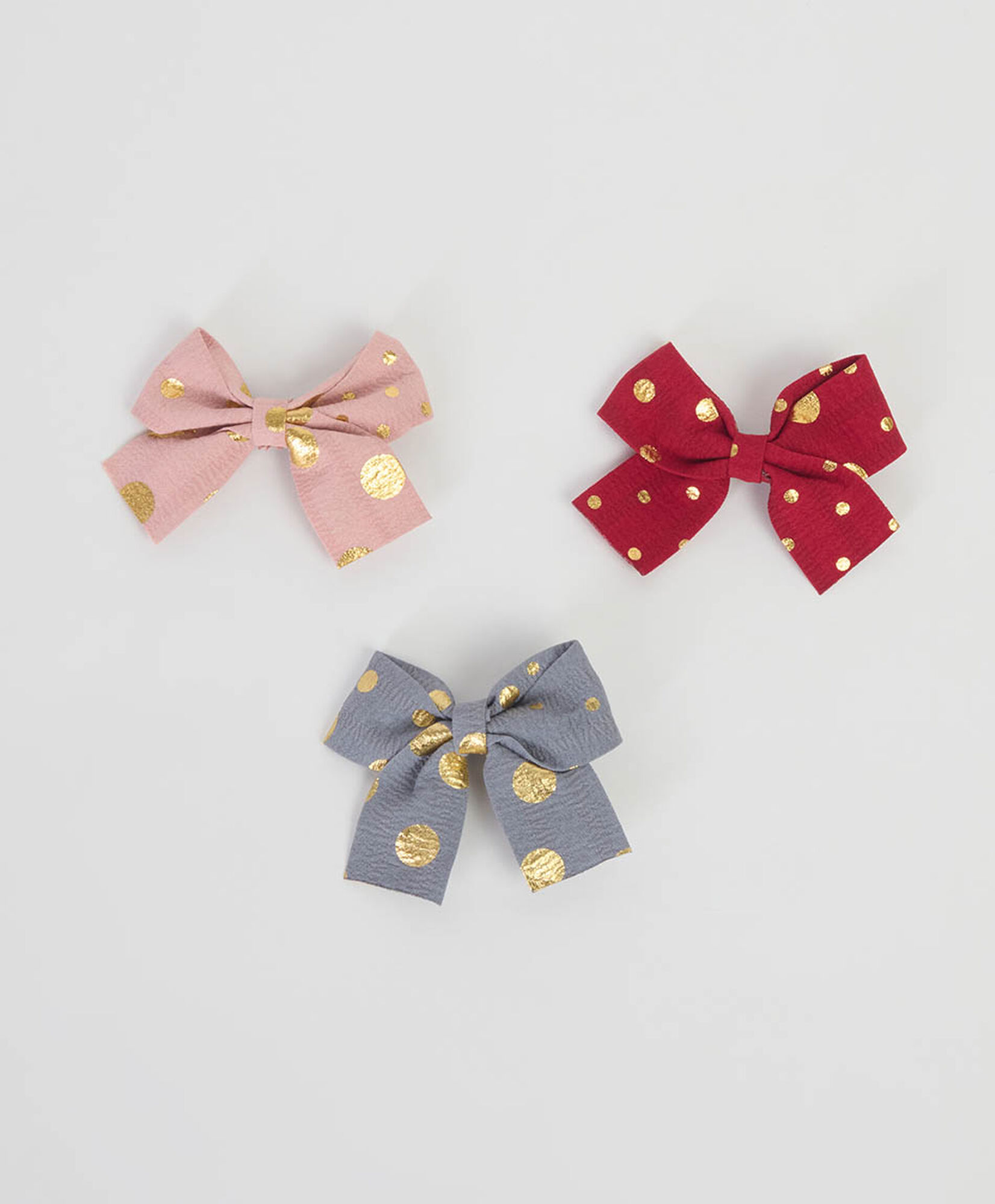 Set 3 pinches infantiles cintas Set 3 pinches infantiles cintas