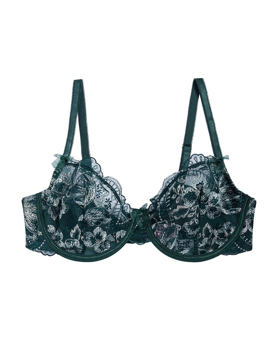 Sost&eacute;n mujer big flores bordadas