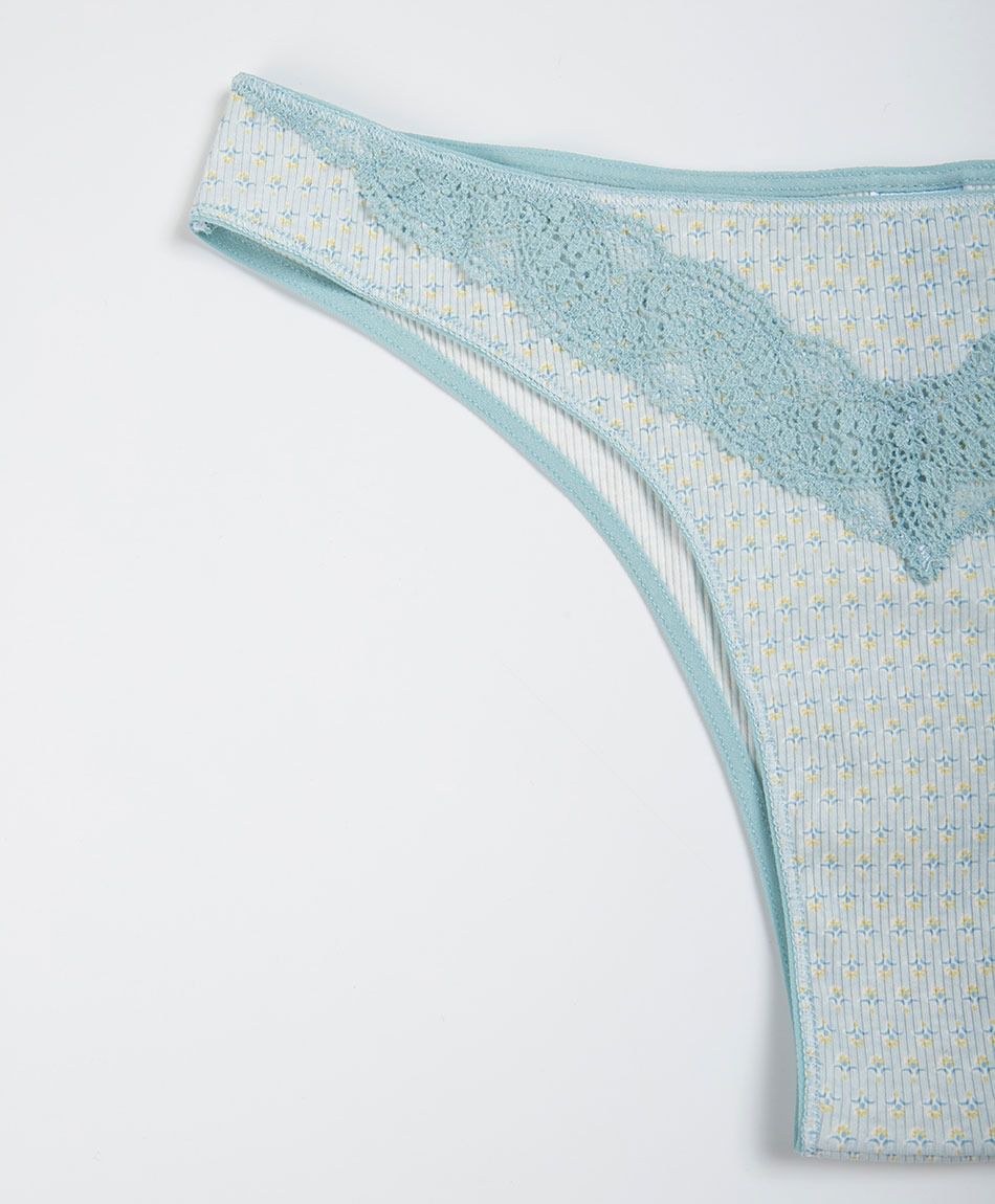 Tanga mujer encaje superior