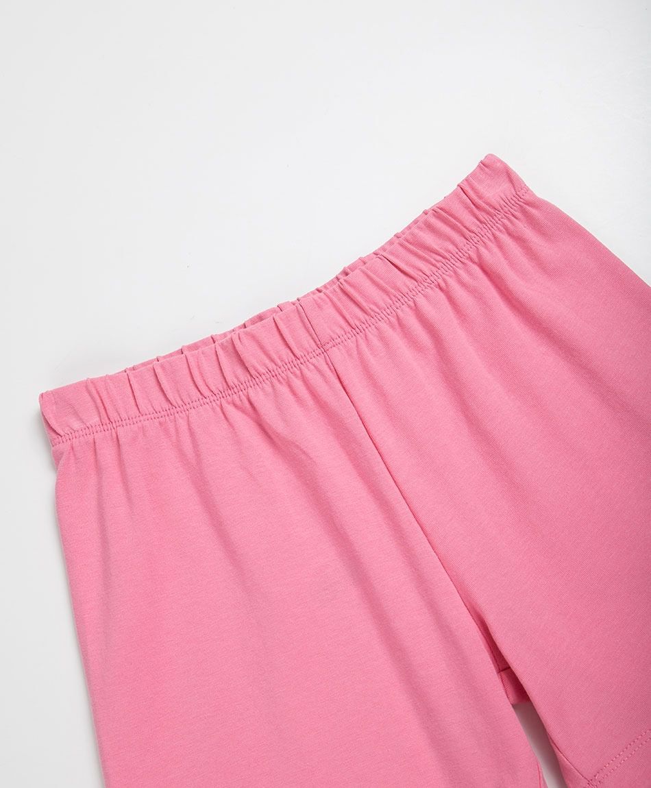 Short ni&ntilde;a biker rosada