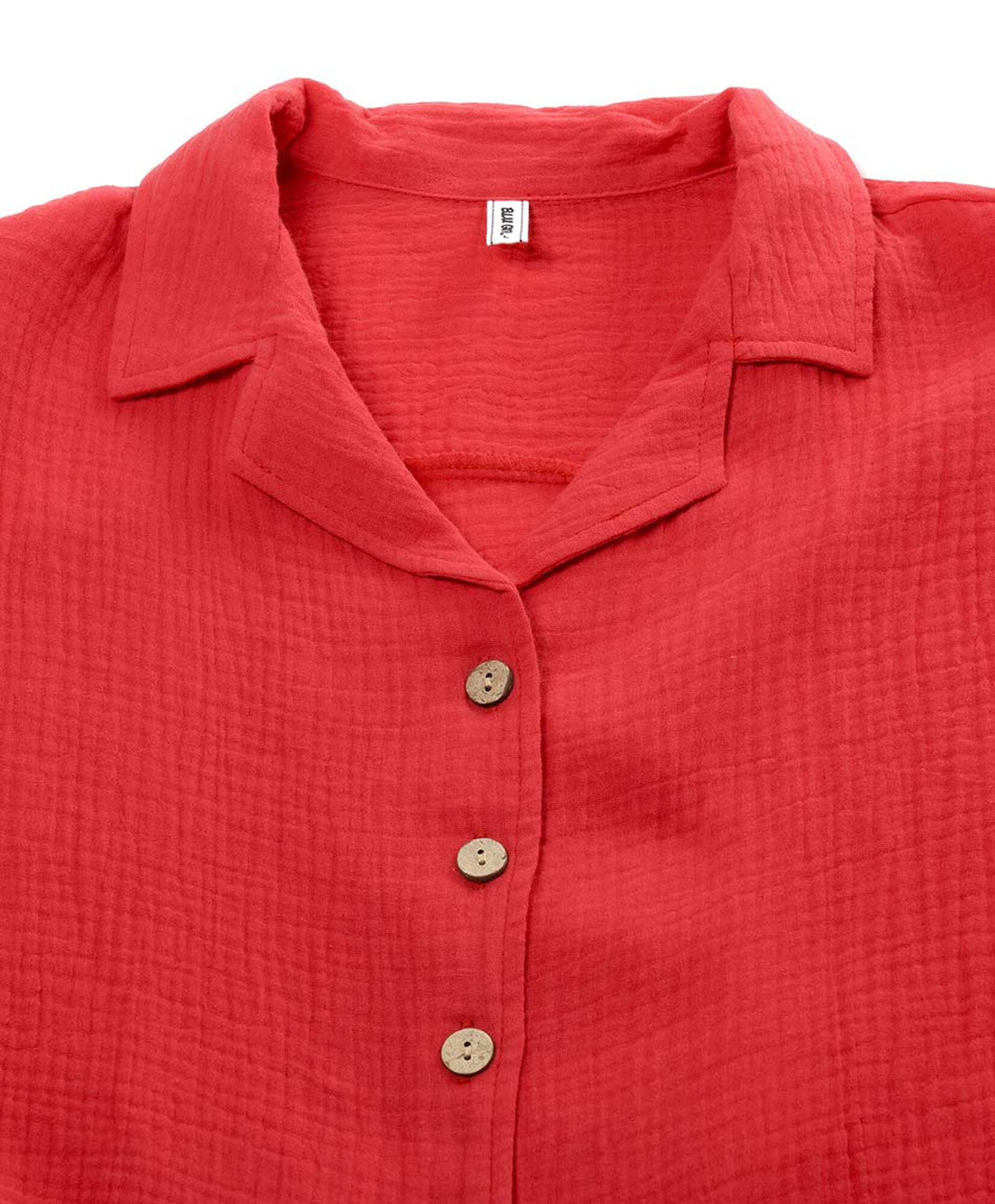 Blusa mujer roja lazo Blusa mujer roja lazo