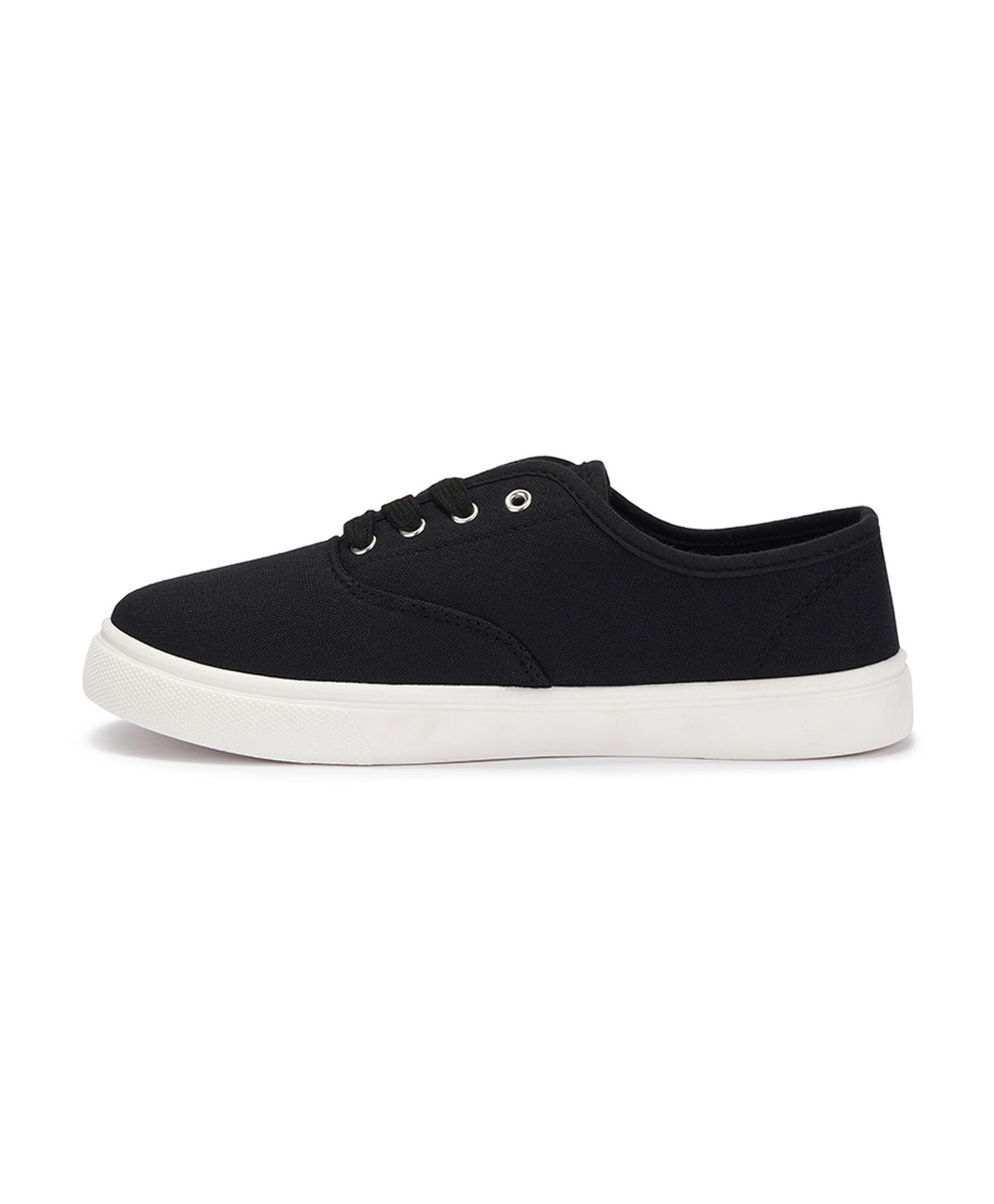 Zapatilla mujer lona negra Zapatilla mujer lona negra