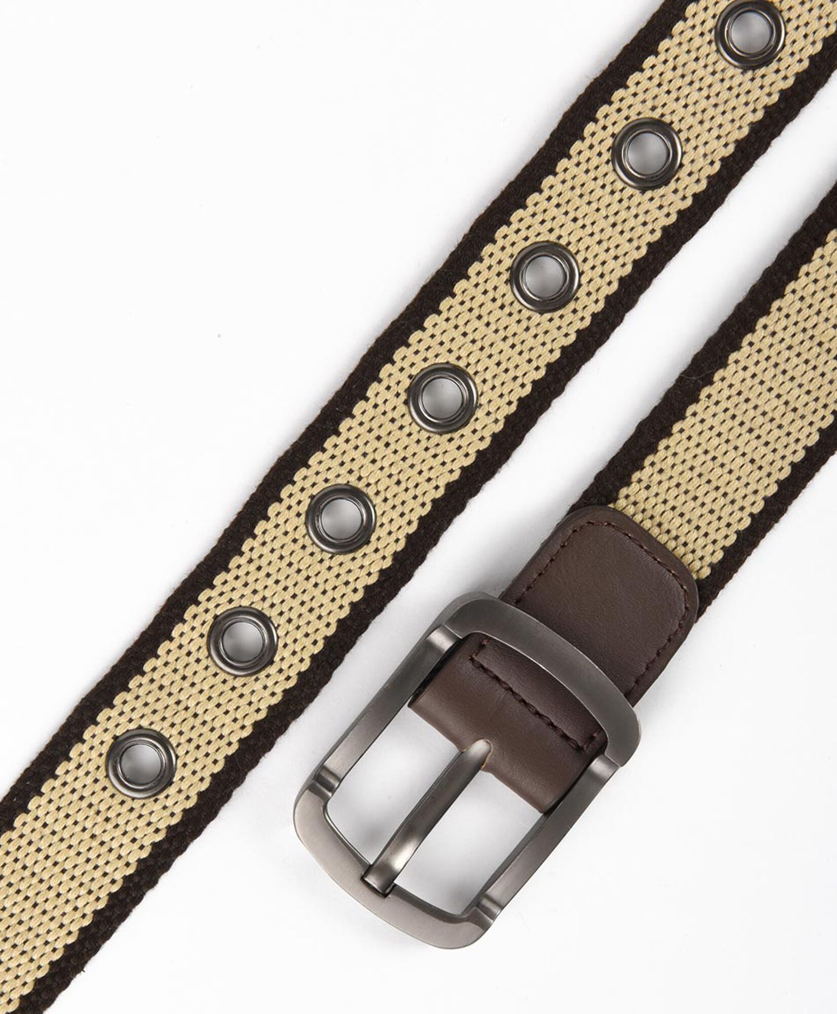 Cinturón hombre bicolor beige Cinturón hombre bicolor beige