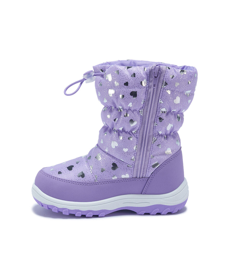 Bota ni&ntilde;a dise&ntilde;o parka lila