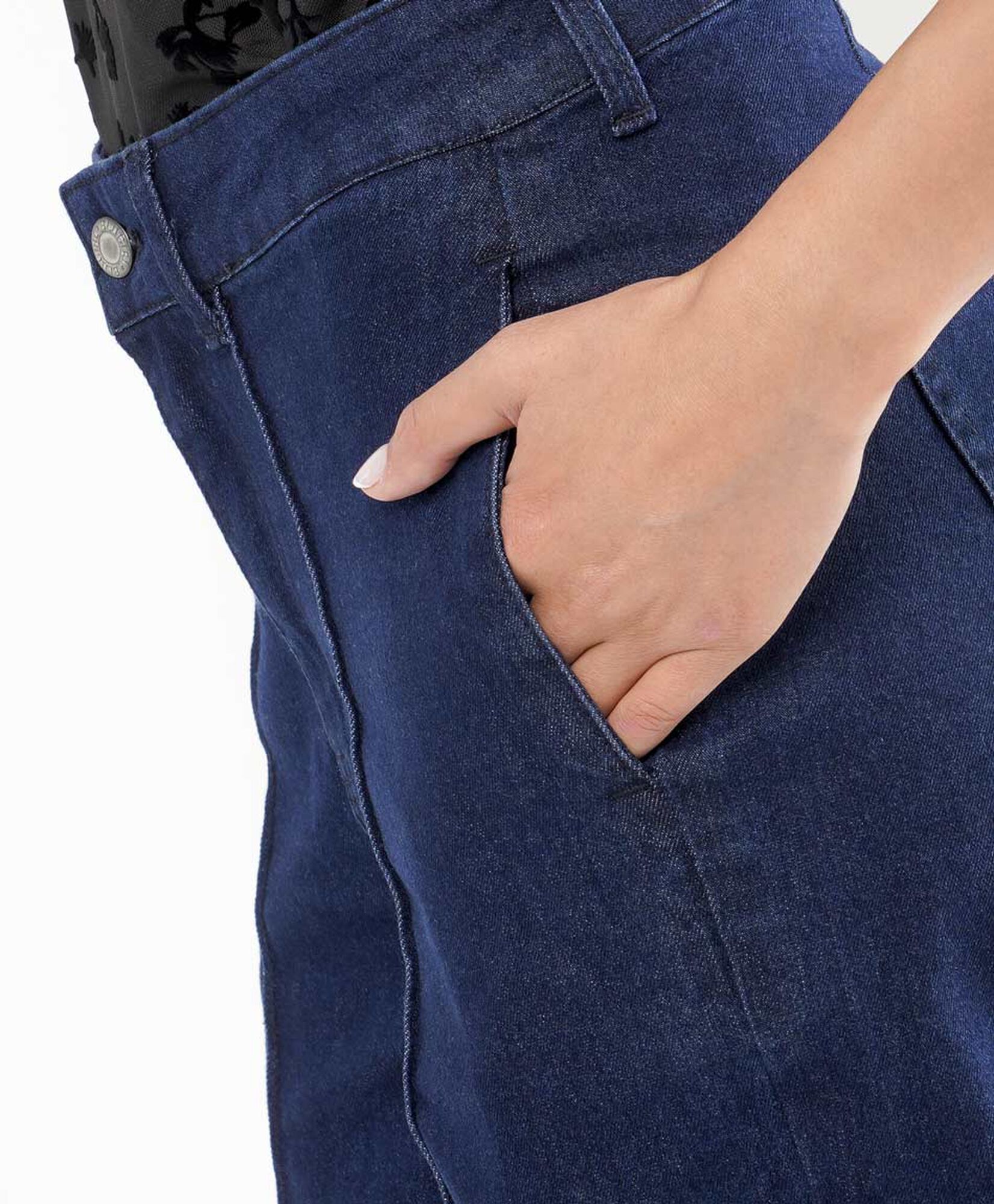 Jeans mujer costura wide Jeans mujer costura wide