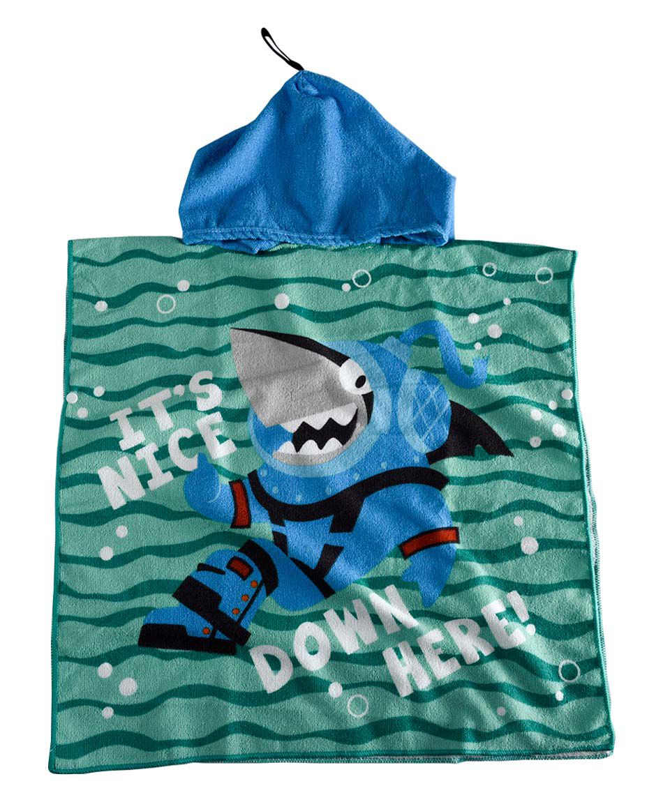 Poncho tiburon