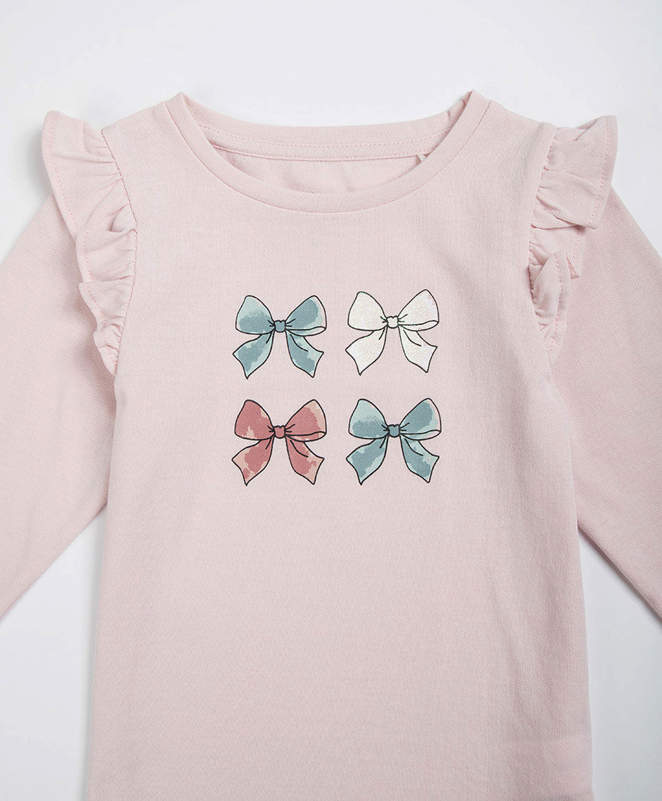 Polera beb&eacute; dise&ntilde;o mariposas