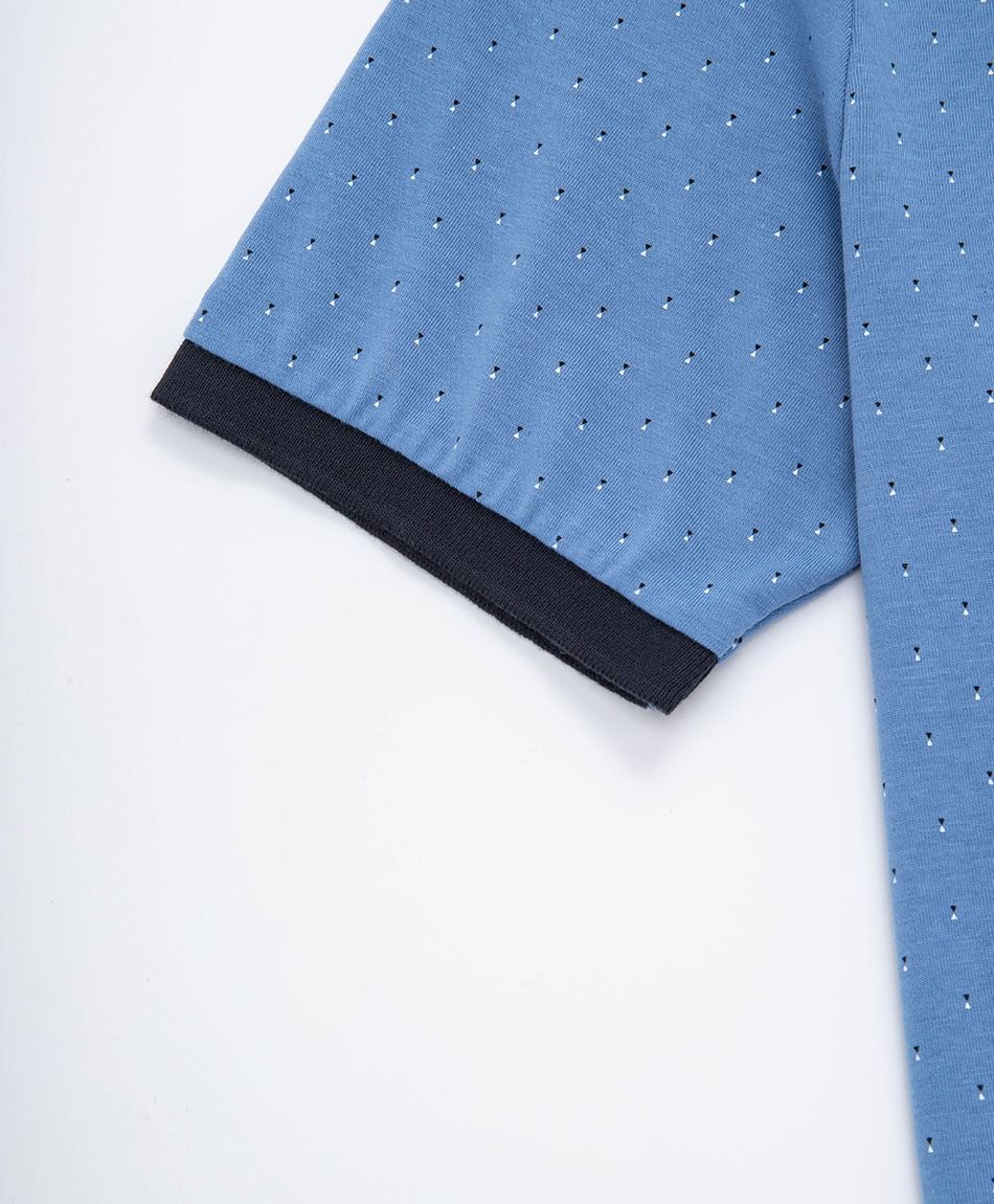 Polera hombre polo puntos